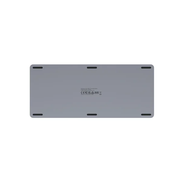 UNITEK Keyboard with 9-in-1 USB-C Hub, 3x USB 3.0, 4K HDMI, SD Card, AUX, 100W PD Charging - Image 4