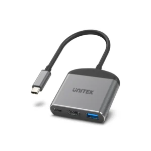 UNITEK USB-C to HDMI 8K Adapter with USB 3.0 and PD 100W Charging