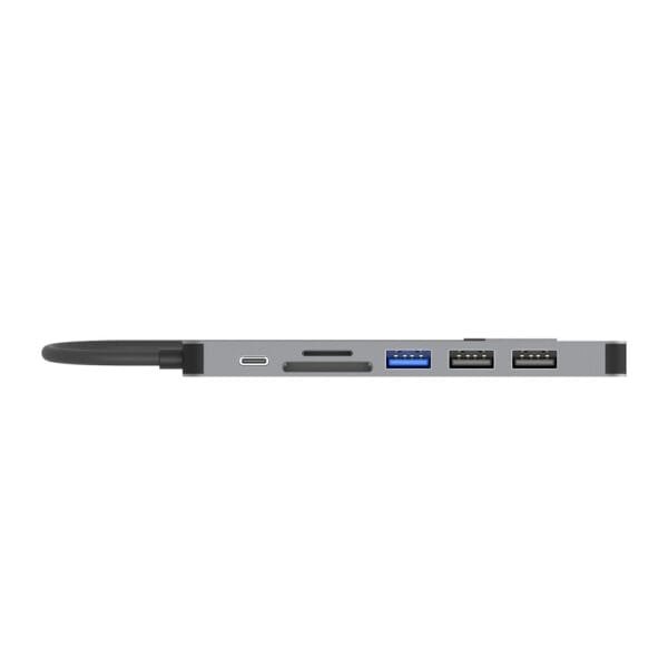 UNITEK uHUB S7+ 7-in-1 USB-C 5Gbps Hub with 4K HDMI and SD/TF Card Reader, 100W Power Delivery - Image 2