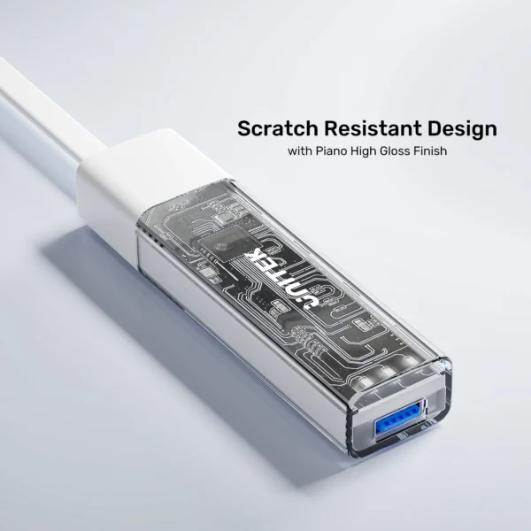 UNITEK 4-Port USB-A Bi-Directional Hub with Detachable Cable - Image 7