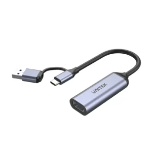 UNITEK 4K HDMI to USB-C USB-A Video Capture Card Plug & Play