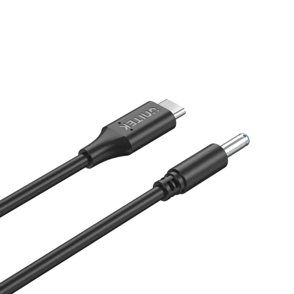 UNITEK USB-C to DC HP Laptops Blue Pin Charging Cable (1.8 Meter) 65W, PD Fast Charging - Image 3
