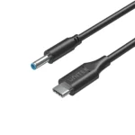 UNITEK USB-C to DC HP Laptops Blue Pin Charging Cable (1.8 Meter) 65W, PD Fast Charging