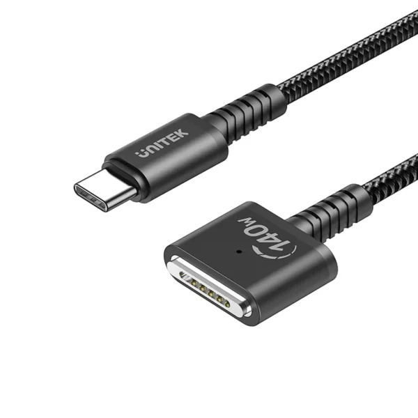 UNITEK USB-C to Magnetic 3 Braided Charging Cable (2 Meter) 140W PD Fast Charging