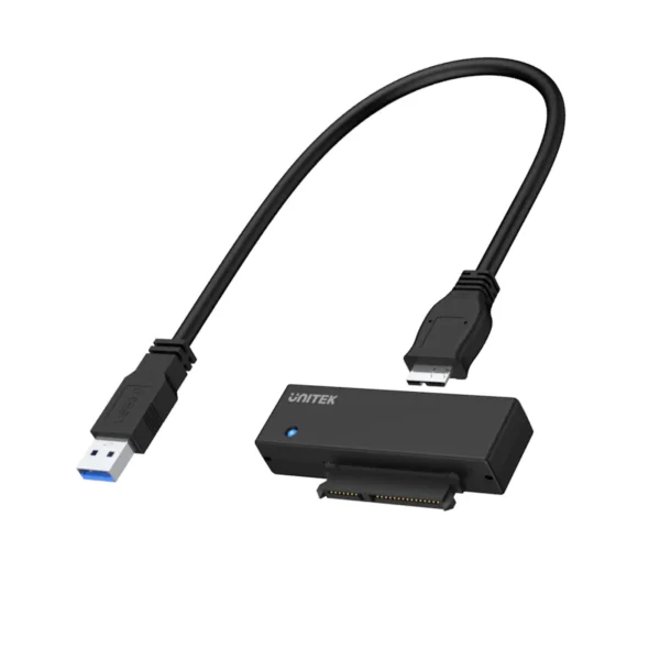 UNITEK USB 3.0 to SATA III Adapter 18TB HDD/SSD Compatibility, Plug & Play, 12V/2A Power Adapter - Image 5