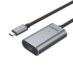 UNITEK USB-C Active Extension Cable (5 Meter) USB 3.0 High-Speed Data Transfer, Aluminum Housing
