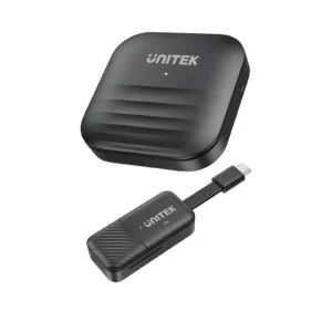 UNITEK USB-C Wireless HDMI Extender TX and RX 50 Meter Range