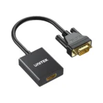UNITEK VGA to HDMI Adapter 1080P Full HD Plug-and-Play Includes Audio Cable