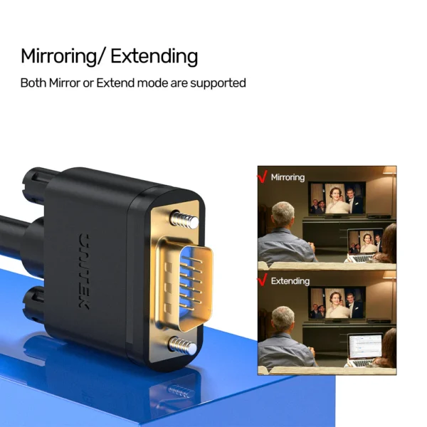UNITEK VGA 15 Pin (3C+6) Monitor Cable (10 Meter) Premium HD15 Gold-Plated Connector - Image 5