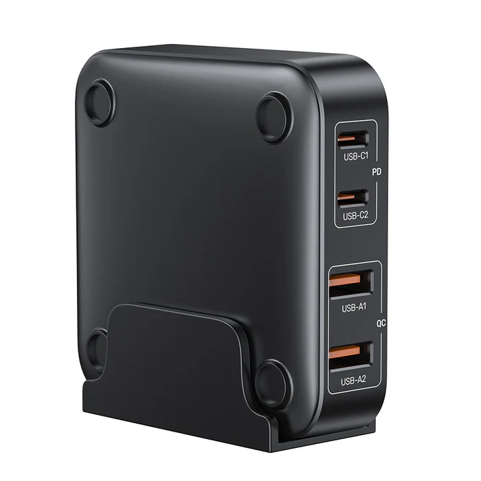 UNITEK 100W Desktop GaN Charging Station 4-Port Fast Charger with Stand - Image 6