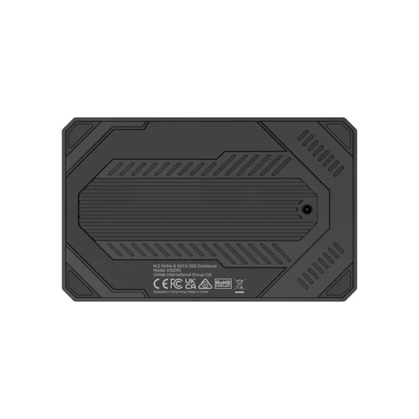 UNITEK USB 3.2 Gen2 M.2 NVMe & SATA SSD Enclosure Supports PCIe NVMe 2242/2260/2280 & 2.5" SATA SSDs - Image 9
