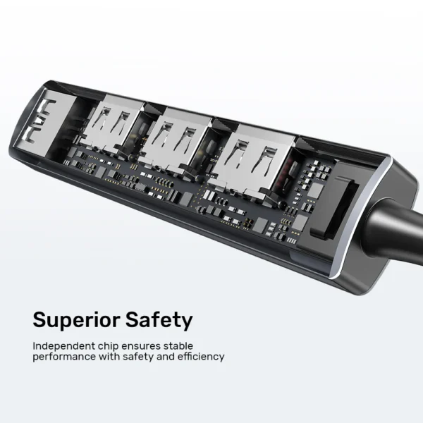UNITEK uHUB Q4 USB-C Hub 4-in-1 USB-A Adapter (5Gbps + 3x USB 2.0) - Image 7