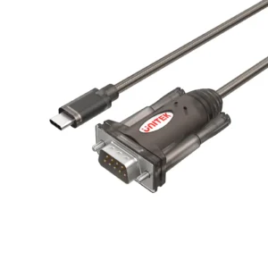 UNITEK USB-C to Serial RS232 Cable (1.5 Meter) USB-C to DB9 Male Adapter for Label Writers, Printers, ISDN Terminals