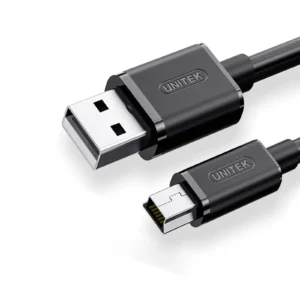 UNITEK USB 2.0 to Mini USB 5-Pin Cable (1.5 Meter) High-Speed 480Mbps Data Sync & Charging Cable