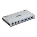 UNITEK USB-C 10Gbps HDMI KVM Switch, 2-PC 4K@30Hz Split-Screen Switch