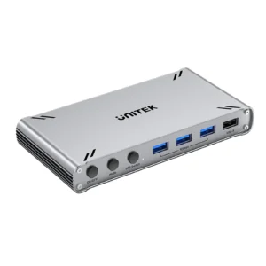 UNITEK USB-C 10Gbps HDMI KVM Switch, 2-PC 4K@30Hz Split-Screen Switch