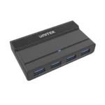 UNITEK USB 3.0 Switch Selector, 2-PC 4-Port KVM Switcher, 5Gbps Hub to Share Keyboard, Mouse, Printer