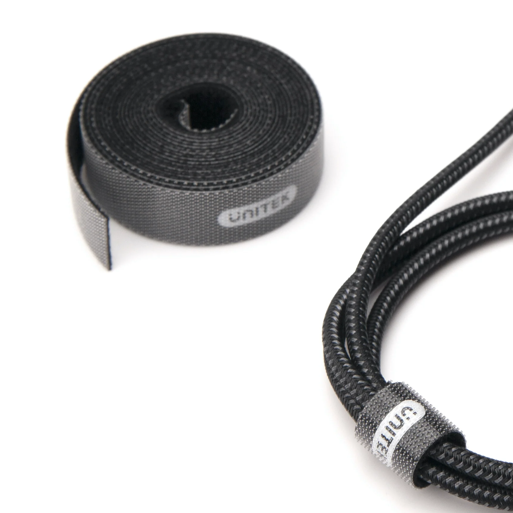 UNITEK Reusable Hook & Loop Cable Management Ties (5 Meter Roll) - Image 2