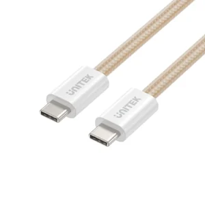 UNITEK C14141ACL01 1M 100W Magnetic USB C Cable Off White.webp