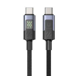 UNITEK C14158ABK01 1M PD 60W USB C Charging Cable with LED Display 1 Meter.webp