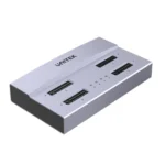 UNITEK USB4 4-Bay M.2 SSD Docking Station, 40Gbps Total Speed 1-to-3 Offline Clone, Supports 2230 to 22110 NVMe PCIe SSDs