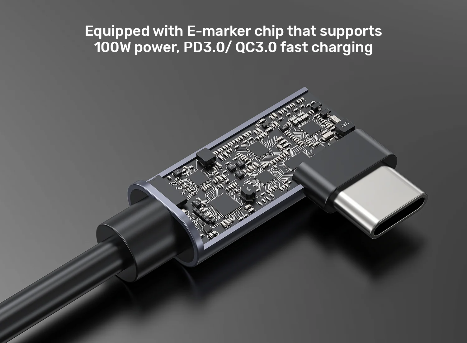 UNITEK C14147ABK01 1M USB C to USB C 100W Fast Charging Cable 1 Meter 007