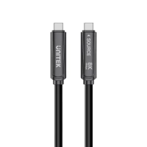 UNITEK C14178ABK01 USB C to USB C 8K Fiber Optic Cable