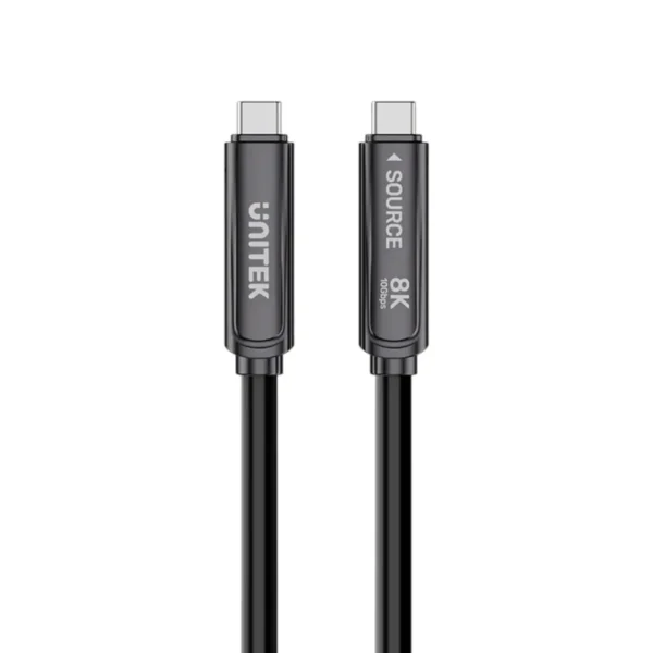 UNITEK C14178ABK01 USB C to USB C 8K Fiber Optic Cable